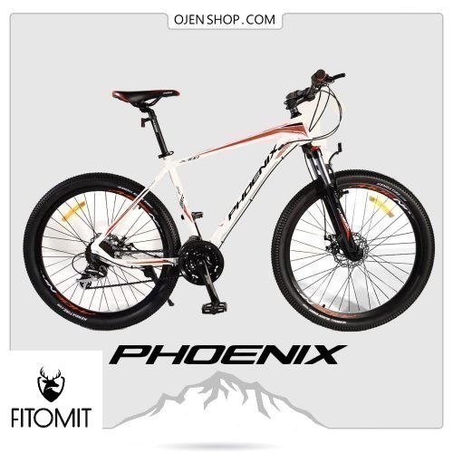 دوچرخه phoenix فونیکس ۲۶ اینچ ، ۲۱ دنده لوازم شیمانو اصلی مدل phoenix zk300 رنگ سفید