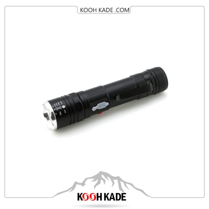 چراغ قوه مگنت دار قوی LED COB T6-26