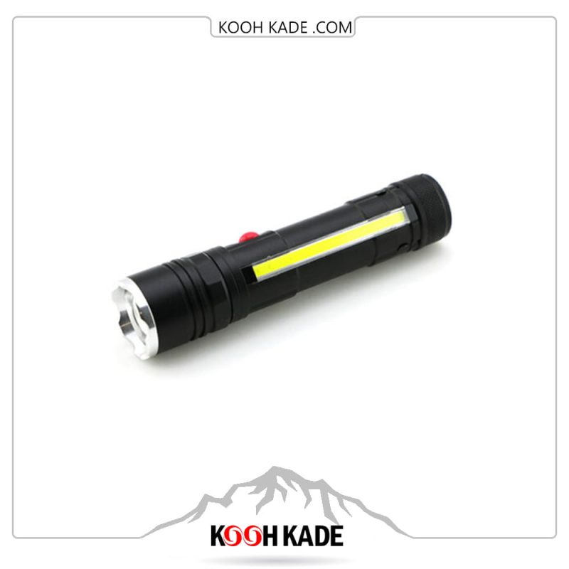 چراغ قوه مگنت دار قوی LED COB T6-26