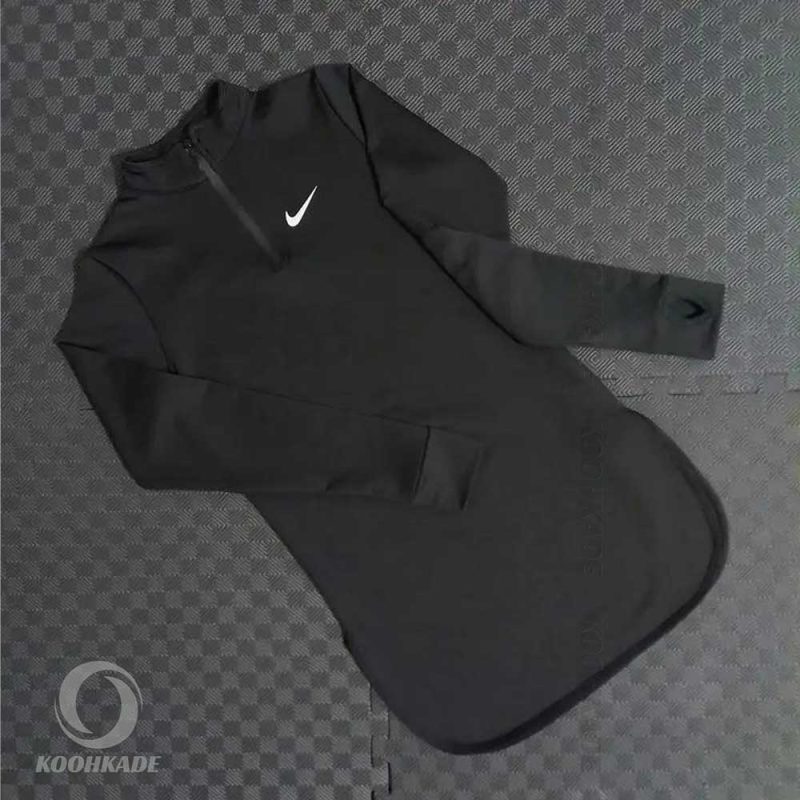 تونیک نیم زیپ فینگر دار نایک (NIKE)| تونی زنانه | تونیک زنانه نایک (NIKE)