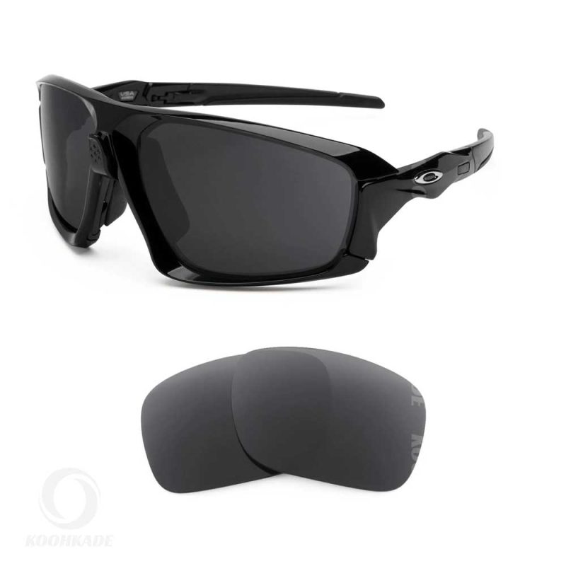 عینک OAKLEY تک لنز FIELD JACKET Black smoked lens