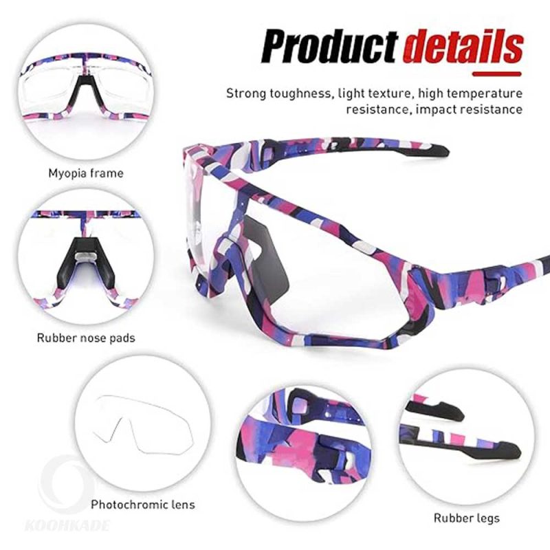 عینک فتوکرومیک OAKLEY SUTRO Pink and White