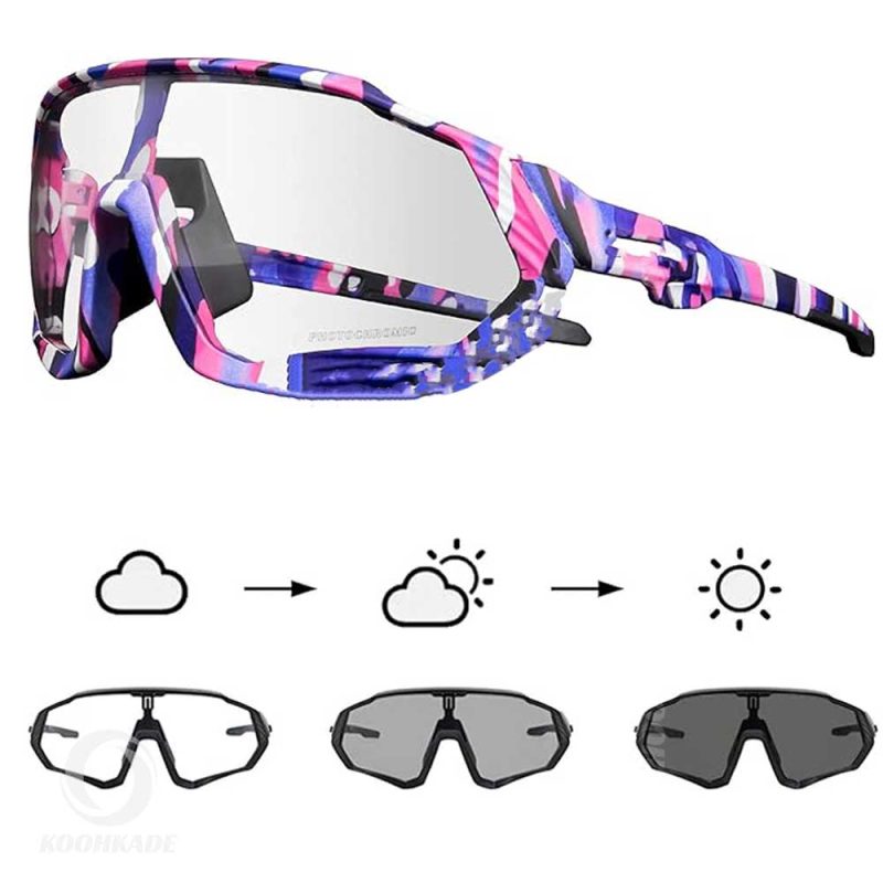 عینک فتوکرومیک OAKLEY SUTRO Pink and White