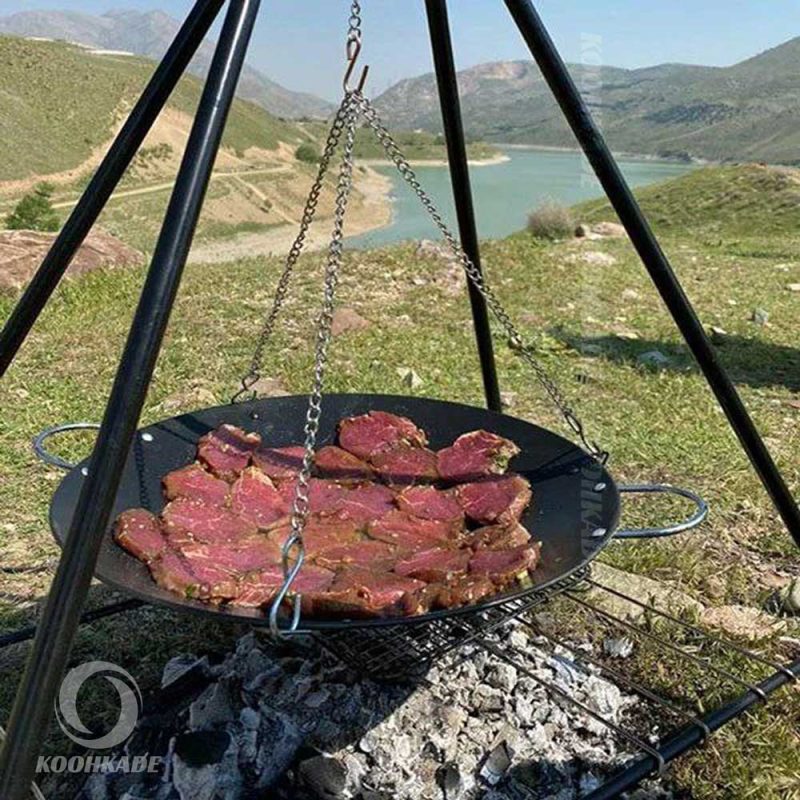 منقل سرخپوستی بزرگ| منقل پایه دار | پایه ساج |منقل کمپینگ |منقل کمپ |منقل آشپزی |پایه آویز دار کمپینگ |منقل مناسب کمپ |منقل تاشو | منقل مناسب کوهنوردی | منقل مناسب طبیعتگردی | منقل ارزان| منقل دیجی کالا | منقل ترب|فروشگاه کوهکده