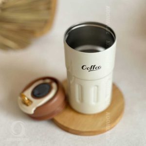 تراول ماگ دماسنج دار COFFEE CUP 500ML | تراول ماگ کمپینگ | ماگ کوهنوردی |ماگ طبیعتگردی |خرید تراول ماگ | قیمت تراول ماگ | تراول ماگ ارزان | ماگ فیت و میت