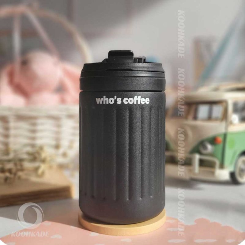 تراول ماگ WHOS COFFEE دو درب 480 میلیمتر | تراول ماگ WHOS COFFEE | تراول ماگ Iهوز کافی تراول ماگ لایو 400 میلی لیتر | تراول ماگ لایو کوهنوردی | تراول ماگ لایو کمپینگ | تراول ماگ لایو طبیعتگردی