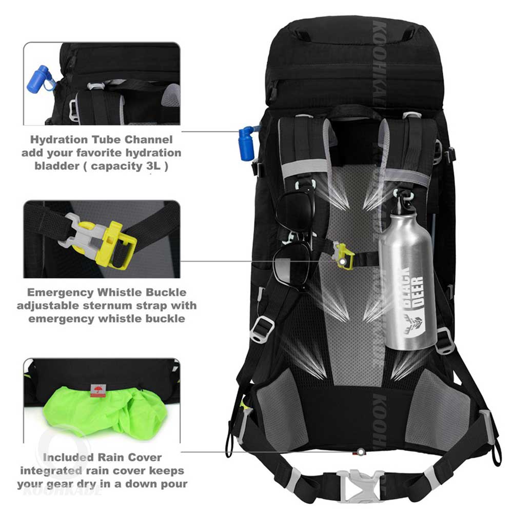 کوله پشتی بلک دیر 60+5 blackdeer - Image 9