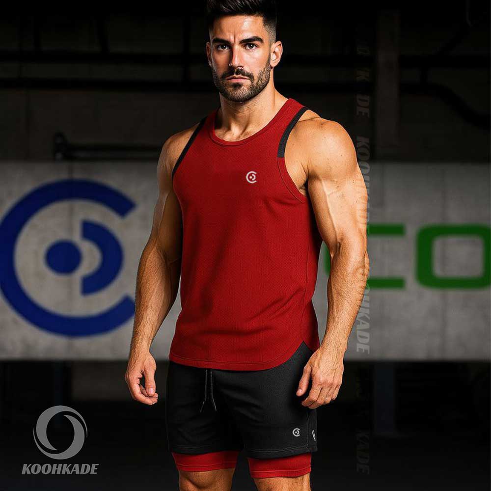 حلقه ای مردانه COCO-141| تیشرت حلقه ای کوکو| ست حلقه ای و شلوارک کوکو|‌ست حلقه و شلوارک | فروشگاه لوازم کوهنوردی کوهکده