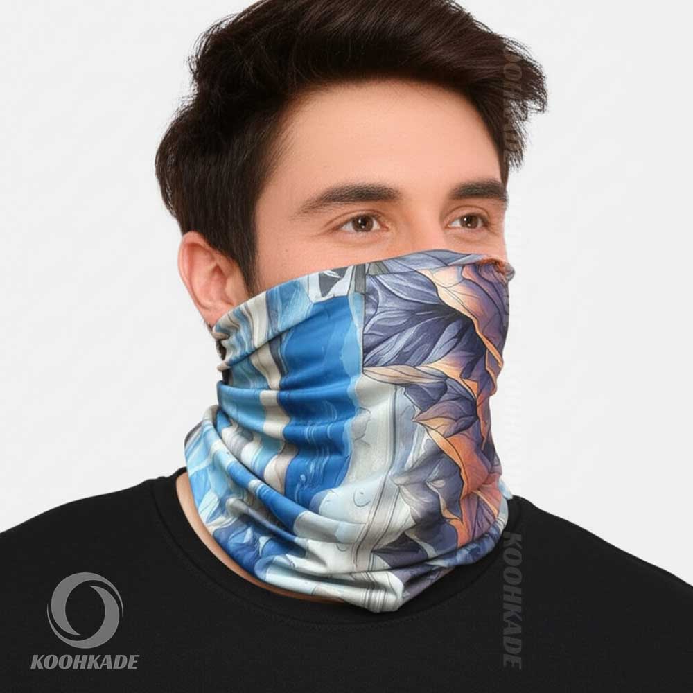 اسکارف بلک دیر کد ICE19| دستمال سر و گردن نخی | دستمال سر و گردن تابستانه | اسکارف تابستانه |اسکارف خنک | اسکارف نخی تابستانه بلک دیر BLACK DEER