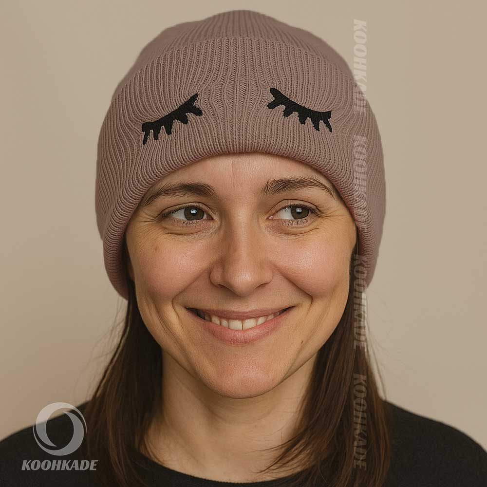 کلاه بافت طرح پلک مدل T32|کلاه بافت اسپرت