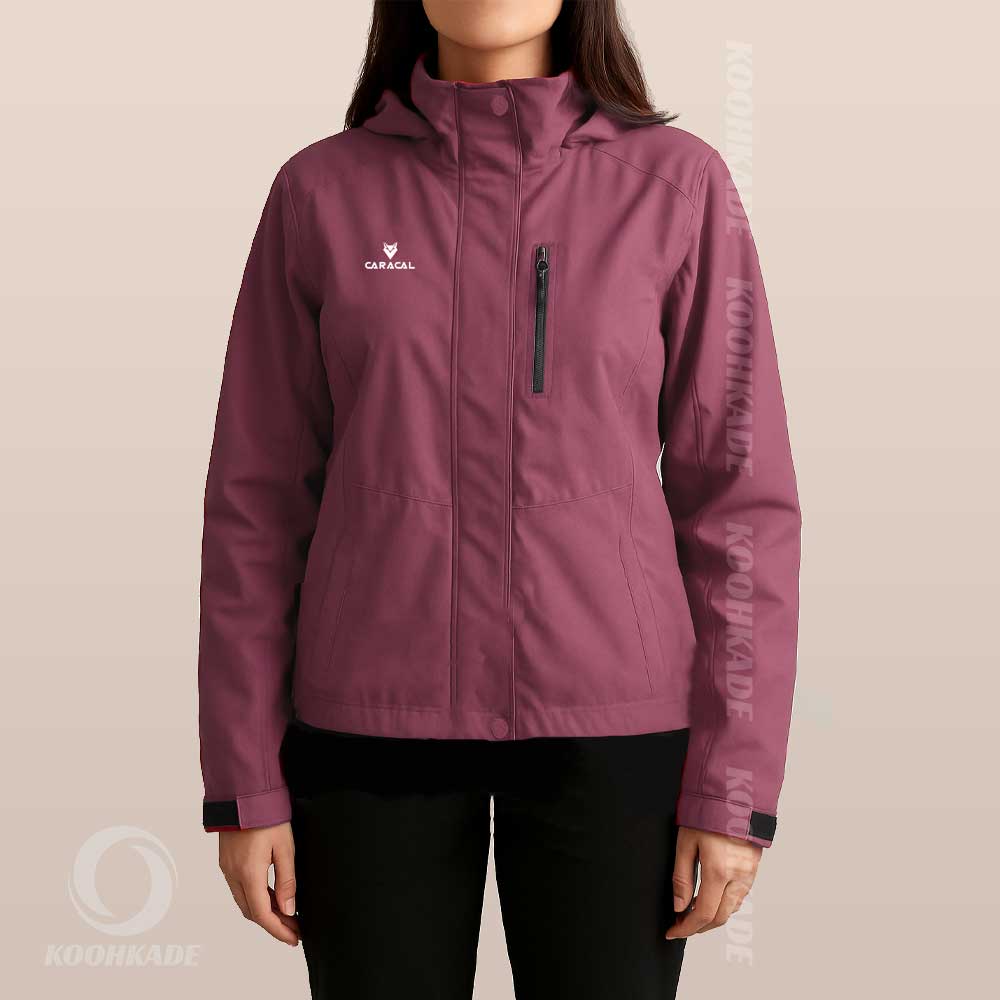 کاپشن دو پوش زنانه کاراکال C3101B|کاپشن دو پوش مردانه caracal|خرید کاپشن کوهنوردی| خرید کاپشن طبیعتگردی |خرید اقساطی کاپشن زمستانی از کوهکده
