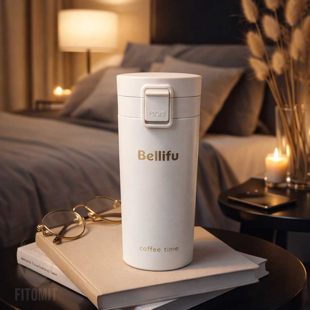 تراول ماگ قفل دار Beilifu 300ML| خرید تراول ماگ 300 میل | قیمت تراول ماگ چایی خوری | تراول ماگ استیل 300 میلی | قیمت تراول ماگ | فلاسک استیل | کوهکده