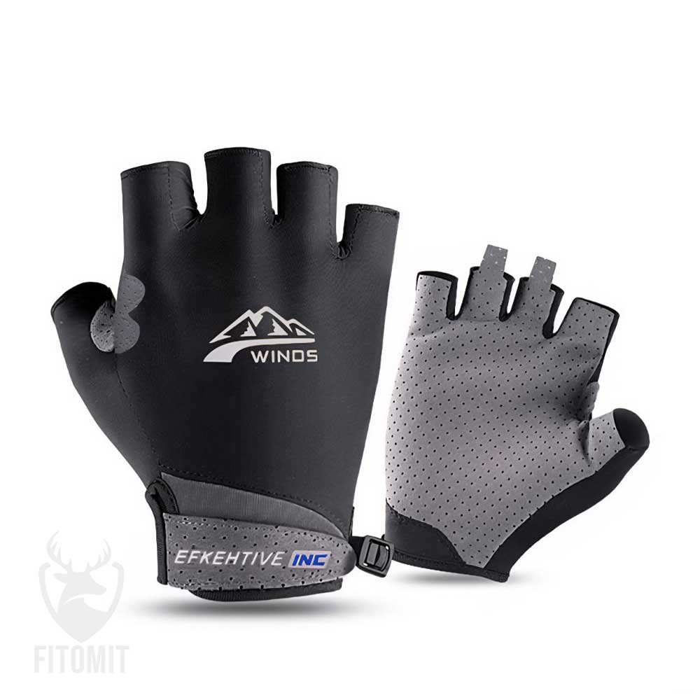 دستکش نیم انگشتی XG22 |دستکش ورزشی نیم‌انگشتی ماراتن |مدل Fitness| در رنگ مشکی و زرد| مناسب دوچرخه‌سواری و بدنسازی