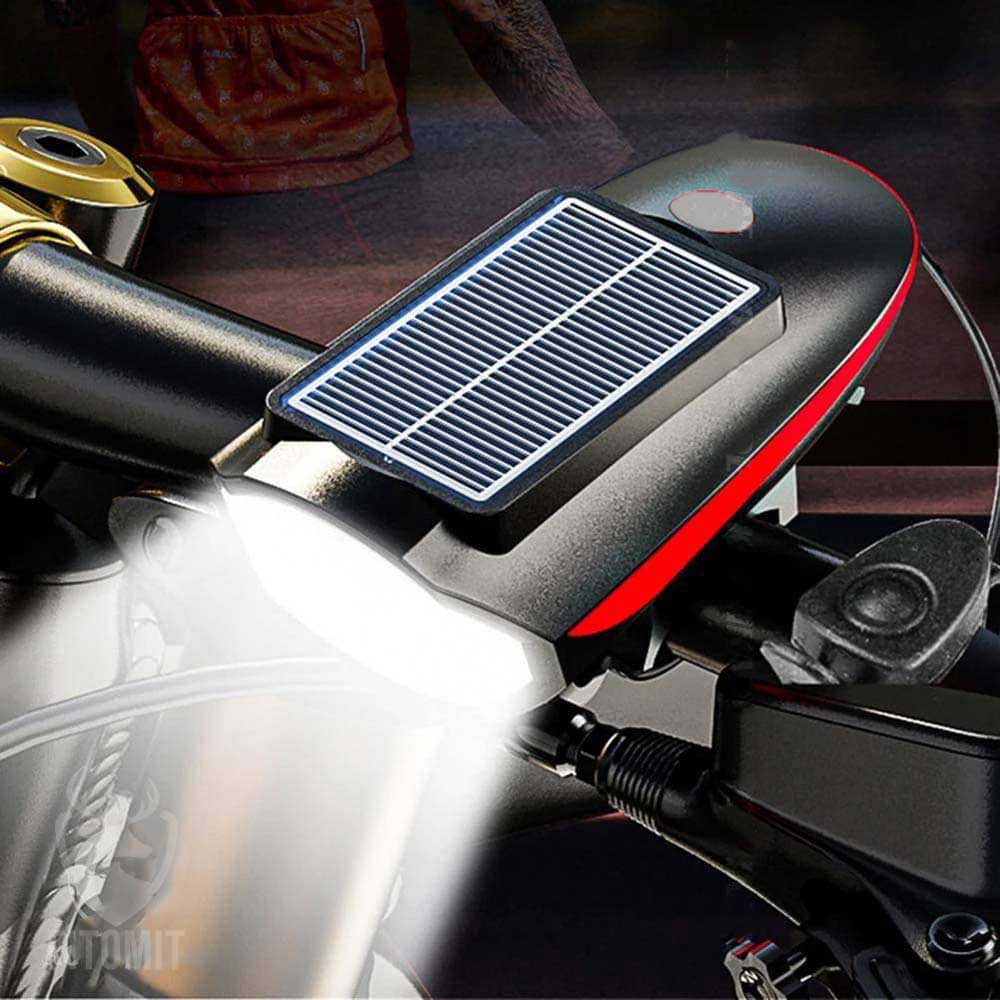 چراغ دوچرخه BICYCLE LIGHT مدل S7599 | خرید چراغ دوچرخه | چراغ دوچرخه بوق دار | خرید چراغ دوچرخه | چراغ جلوی دوچرخه | کوهکده