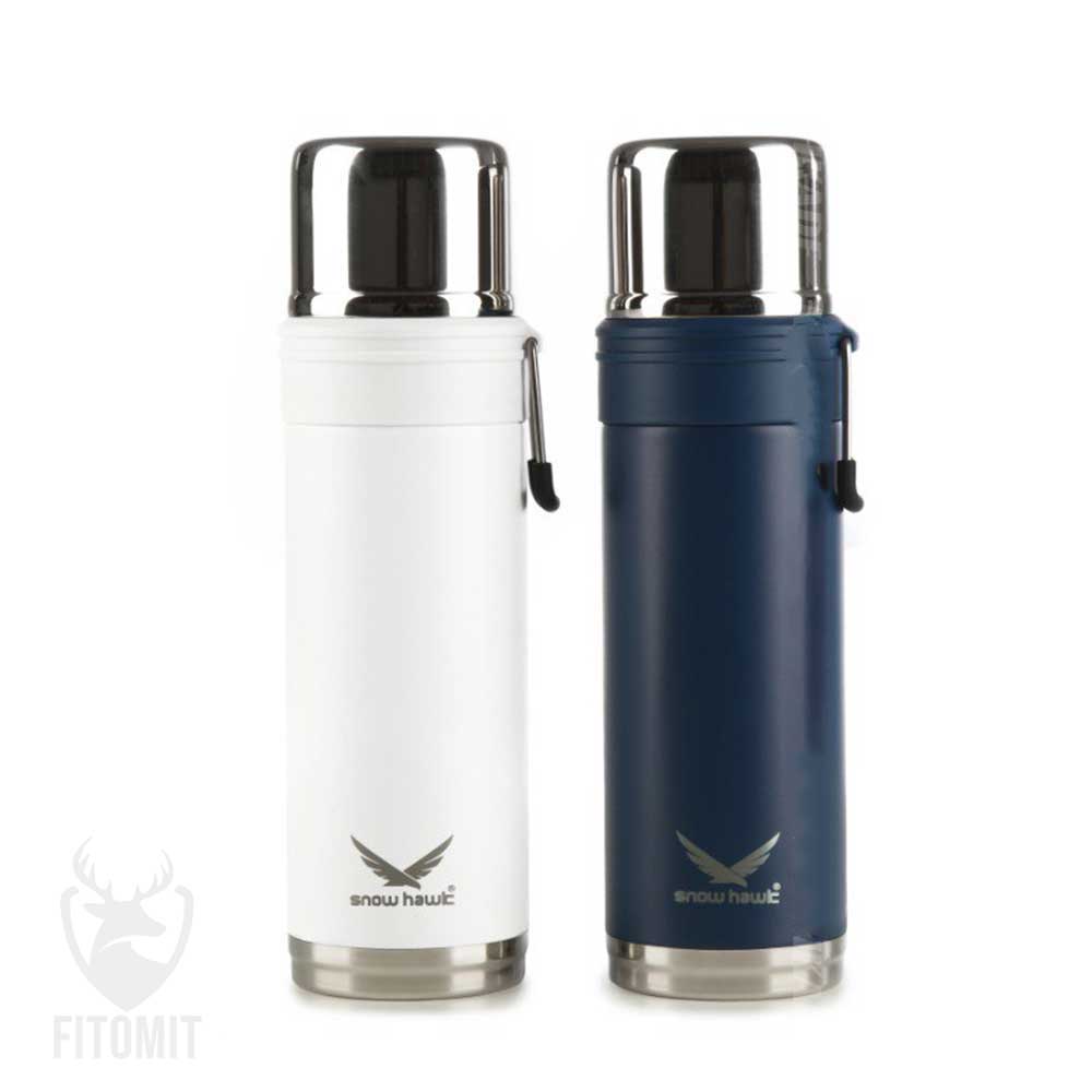فلاسک دو جداره 450 میلی لیتر SNOWHAWK BAIKAL| خرید فلاسک دسته دار | فلاسک 600 میل اسنوهاک| خرید تراول ماگ 600 میل | تراول ماگ دسته دار | تراول ماگ