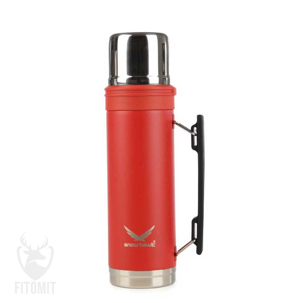 فلاسک دو جداره 1 لیتر SNOWHAWK BAIKAL| خرید فلاسک دسته دار | فلاسک 600 میل اسنوهاک| خرید تراول ماگ 600 میل | تراول ماگ دسته دار | تراول ماگ