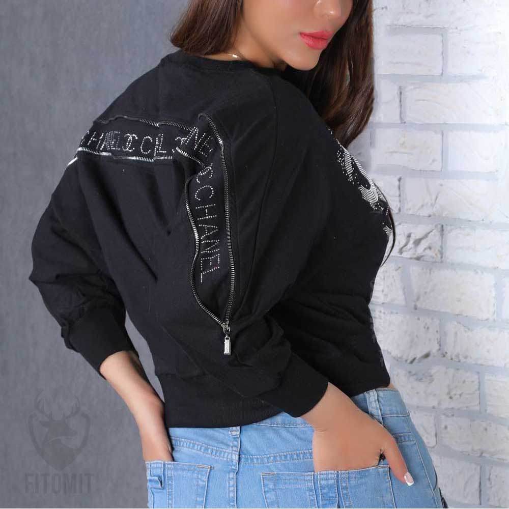 بلوز زنانه پشت زیپ مدل CHANEL FASHION | دورس زنانه| خرید دورس ساده زنانه| قیمت دورس باکسی بلند| دورس فروشگاه لوازم کوهنوردی کوهکده