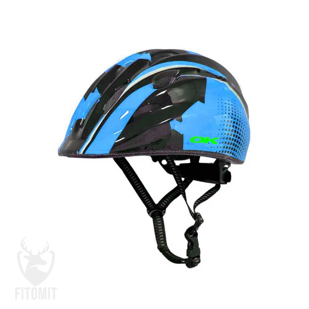 کلاه دوچرخه OVERLOAD مدل بچگانه 02| خرید کلاه دوچرخه بچه گانه | کلاه دوچرخه اورلورد طرح رنگارنگ | کلاه قناری دوچرخه سواری | کوهکده