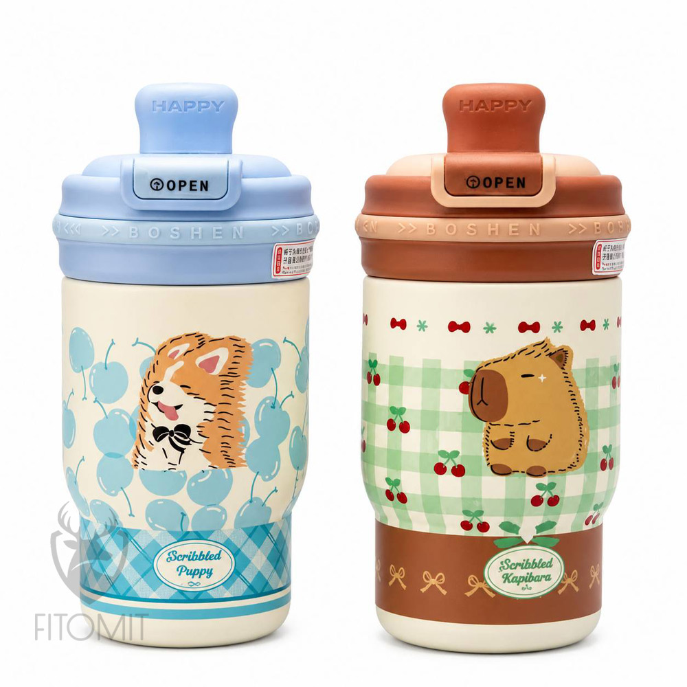 تراول ماگ CUPY BARA حجم 410ML|فلاسک استیل |فلاسک مسافرتی |فلاسک نوشیدنی گرم و سرد |ماگ قهوه | لیوان کمپینگ و کوهنوردی