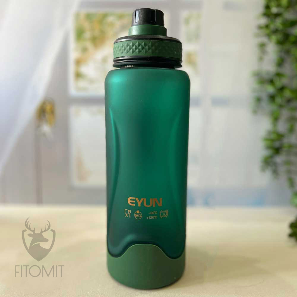 قمقمه EYUN BOTTLE SILICON حجم 1 لیتر|قمقمه ایوان نایس | قمقمه ورزشی | قمقمه باشگاهی | قمقمه کمپینگ |قمقمه شیشه ای | قمقمه مدرسه | قمقمه ۱ لیتر